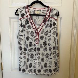 1x Novelty Print ModCloth Geode Shirt